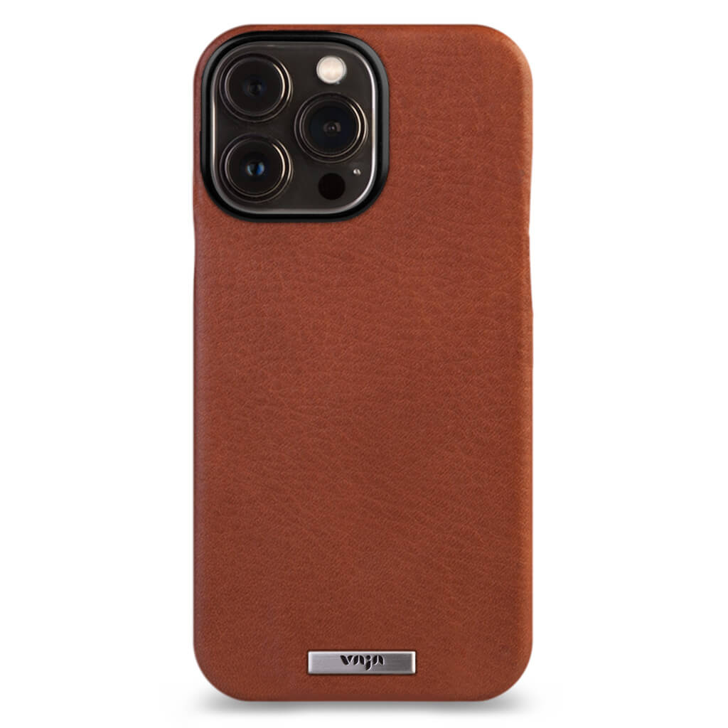 Grip iPhone 14 Pro Max leather case - Vaja