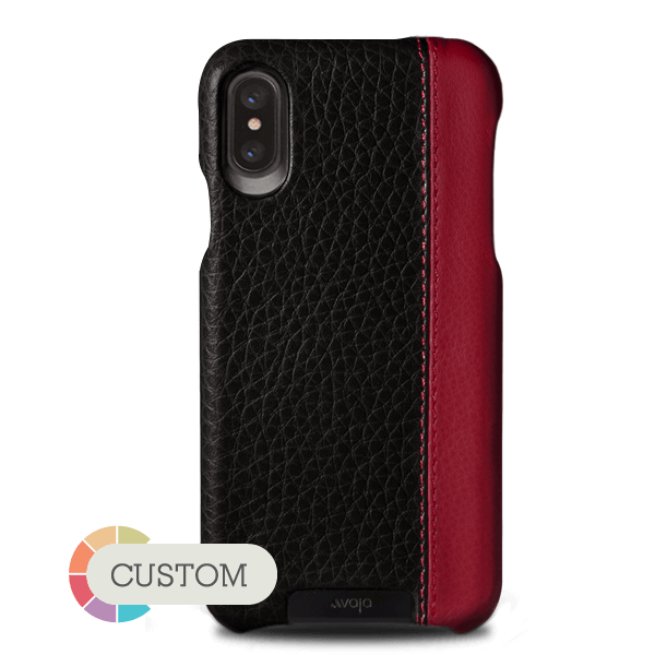 Customizable Grip LP iPhone X / iPhone Xs Leather Case - Vaja
