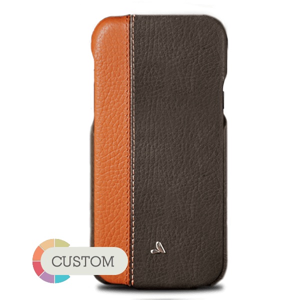 Customizable Top LP iPhone X / iPhone Xs Leather Case - Vaja