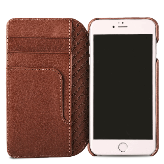 iPhone SE Wallet leather case Vaja