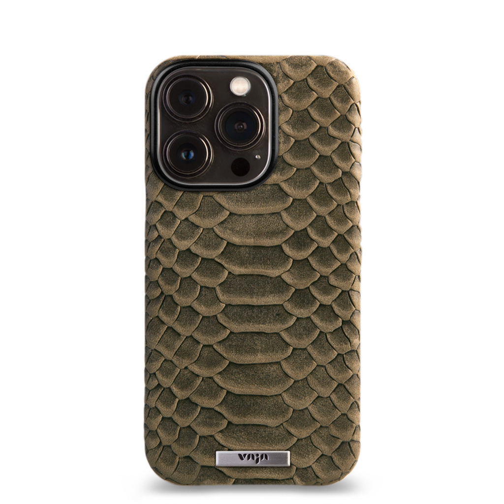 Kobra Grip iPhone 14 Pro leather case - Vaja