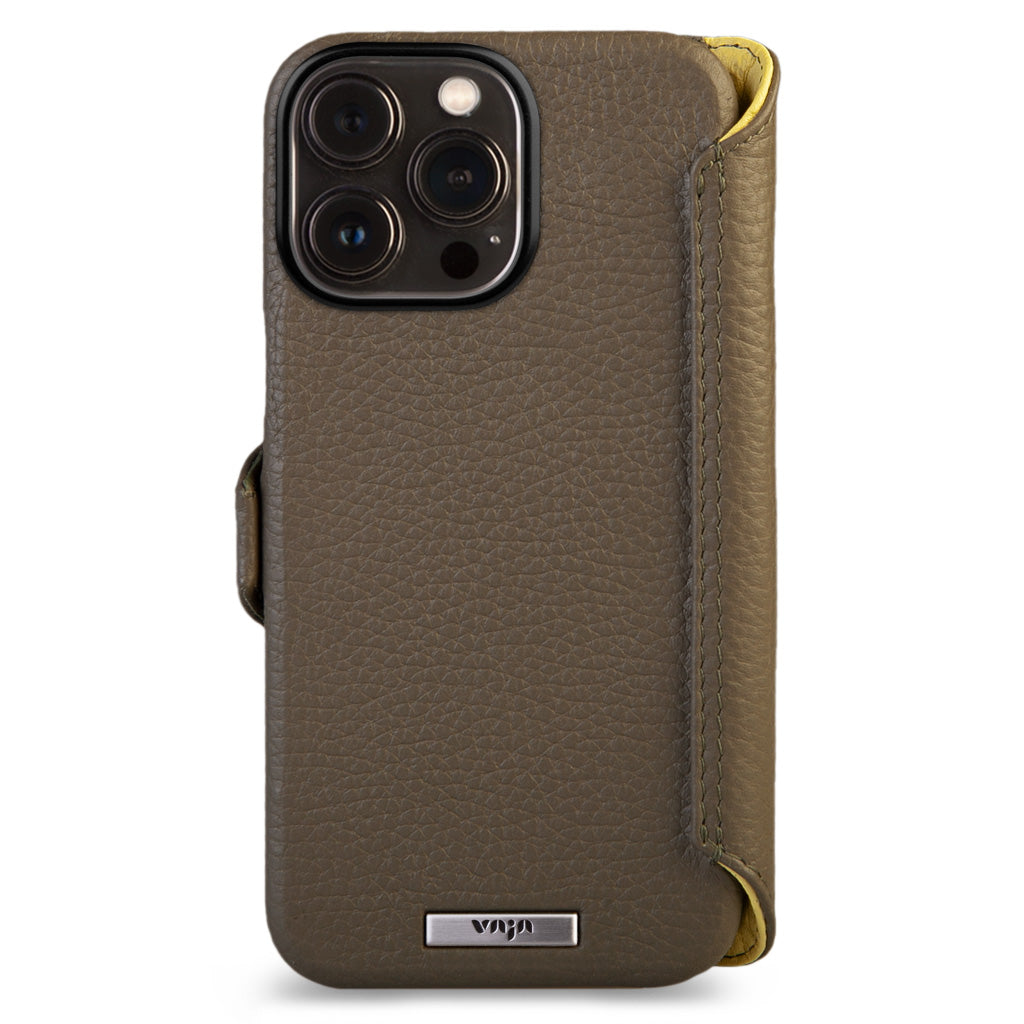 Custom Wallet iPhone 14 Pro Max GTR leather case - Vaja