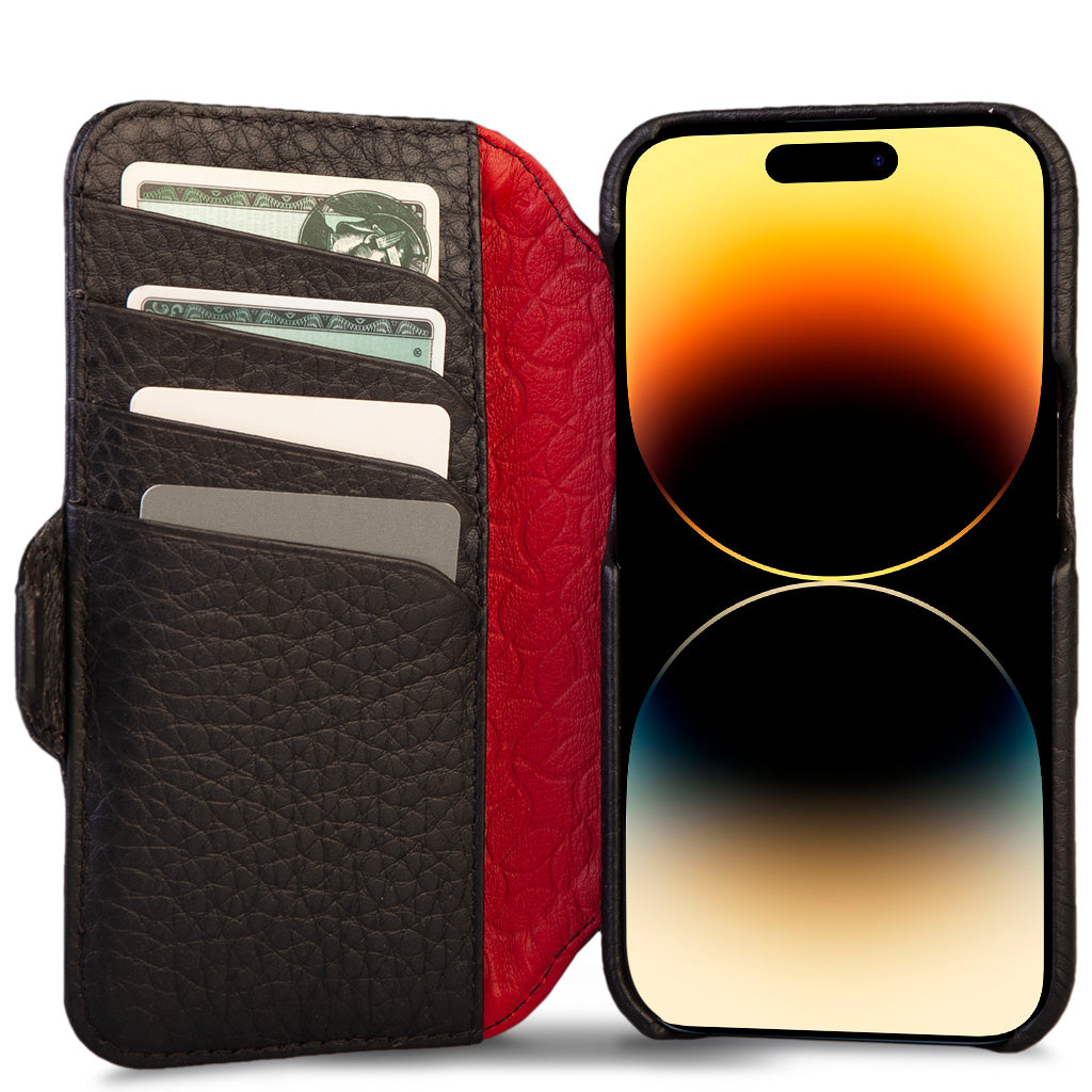 Wallet GTR iPhone 14 Pro leather case - Vaja