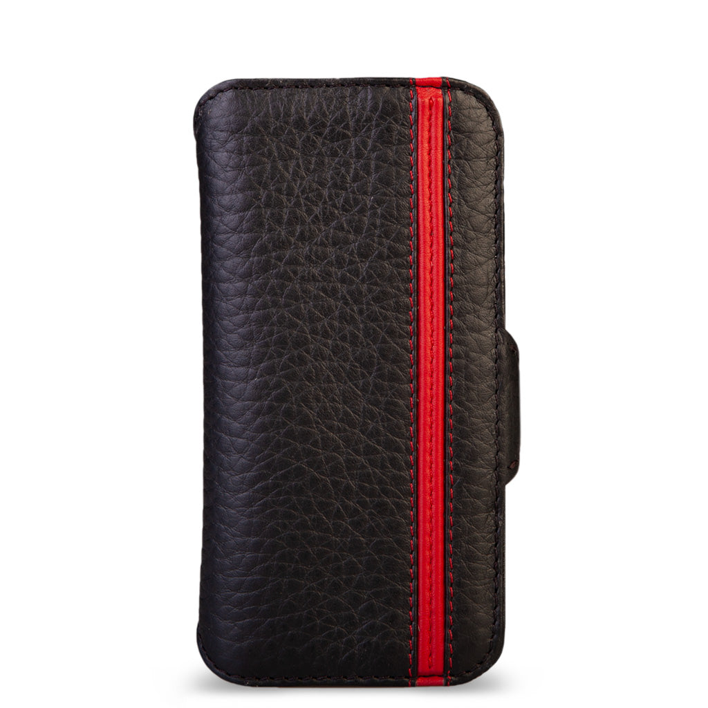 A sleek wallet leather case for iPhone 14 Pro Max - Vaja