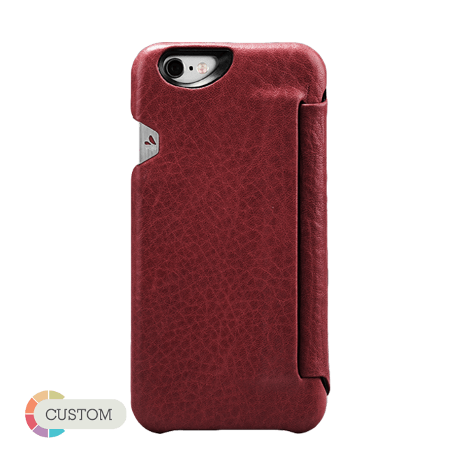 Customizable Agenda Ivo - Slim & Smart iPhone 6/6s Leather Case - Vaja