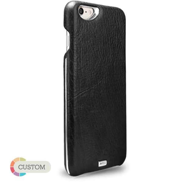 Customizable Grip Silver Argento - Unique iPhone 6 Plus/6s Plus leather case - Vaja