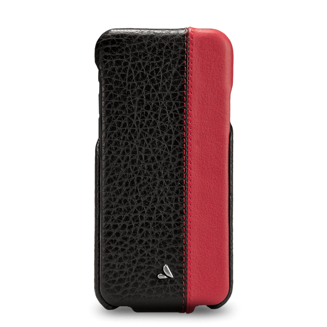 Top LP - Two-tone iPhone 6/6s Leather Case - Black and Rosso