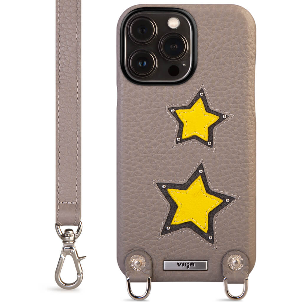 Custom Crossbody iPhone 14 Pro Max leather case - Vaja