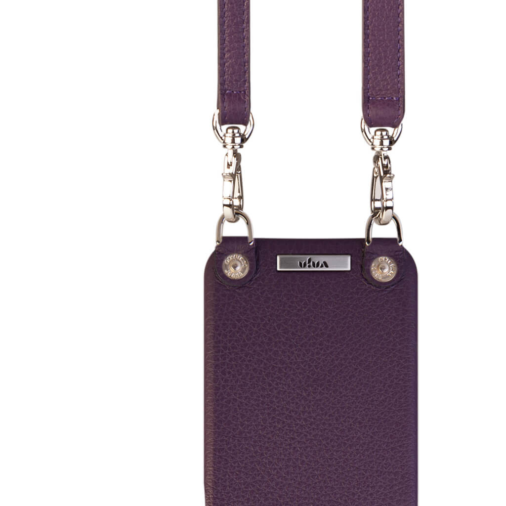 Custom Crossbody iPhone 14 Pro leather case - Vaja
