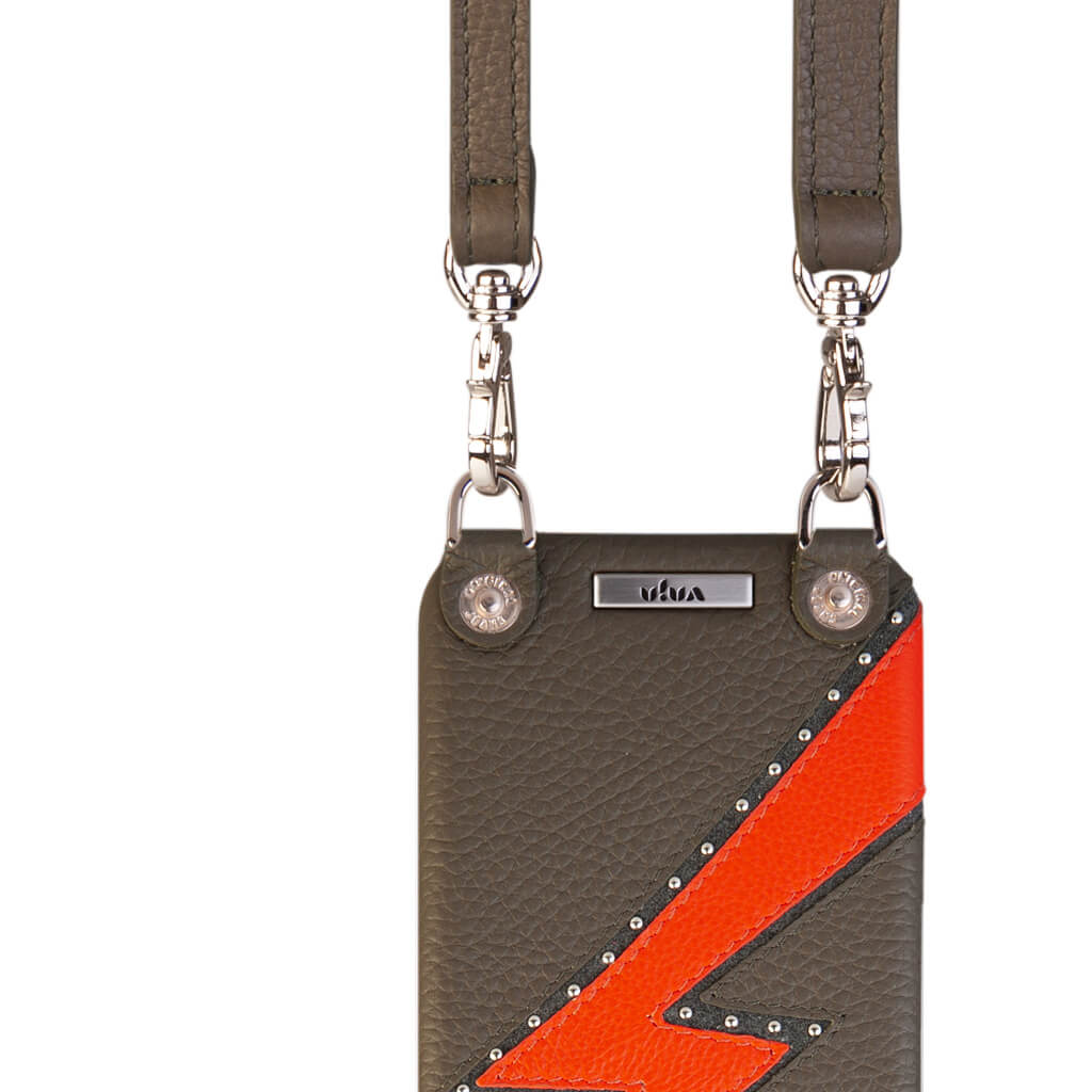 Custom Crossbody iPhone 14 Pro Max leather case - Vaja