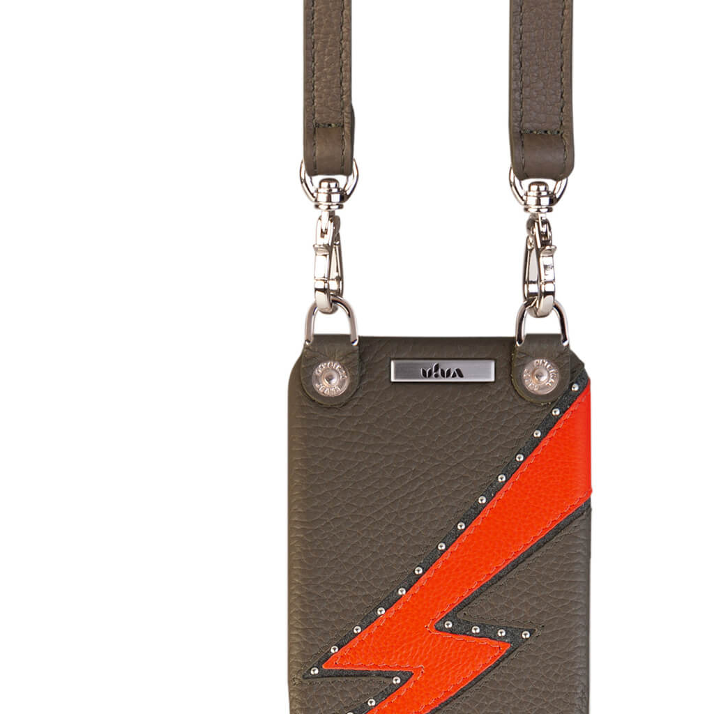 Custom Crossbody iPhone 14 Pro leather case - Vaja