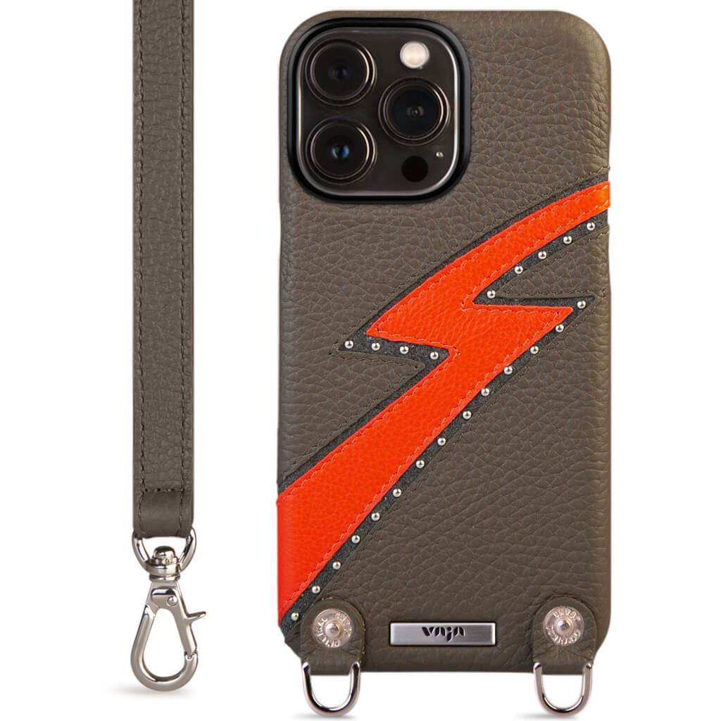 Custom Crossbody iPhone 14 Pro Max leather case - Vaja
