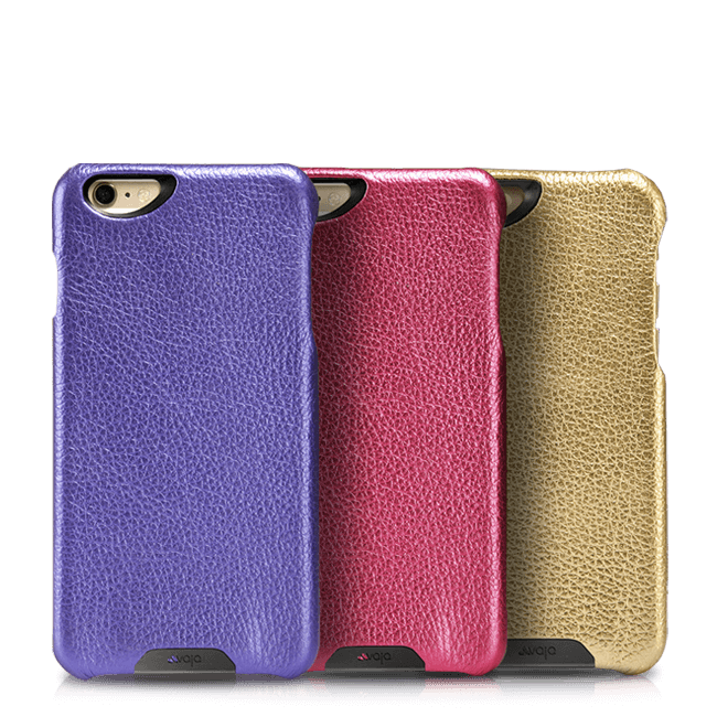Vintage Metallic Leather Grip - iPhone 6/6s Case - Vaja