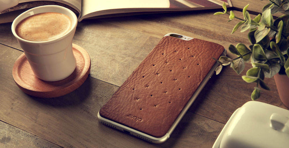 Leather Back for iPhone 7 Plus - Vaja