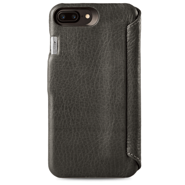 iPhone 7 Plus leather case with magnetic closure - Vaja