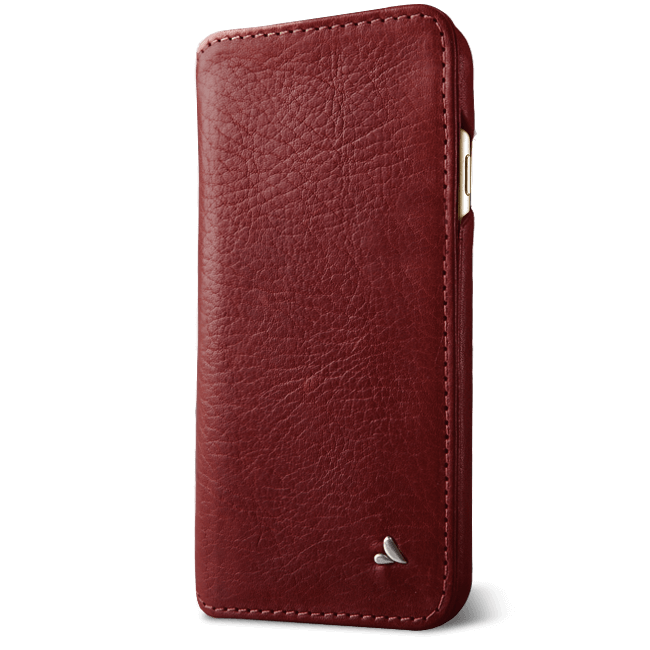 Wallet Agenda - iPhone 7 Plus Wallet Leather Case - Bridge Chili and London