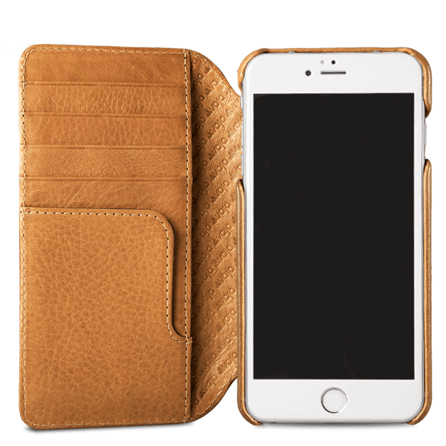 Lola XO - Premium iPhone 7 Plus leather wristlet case - Vaja