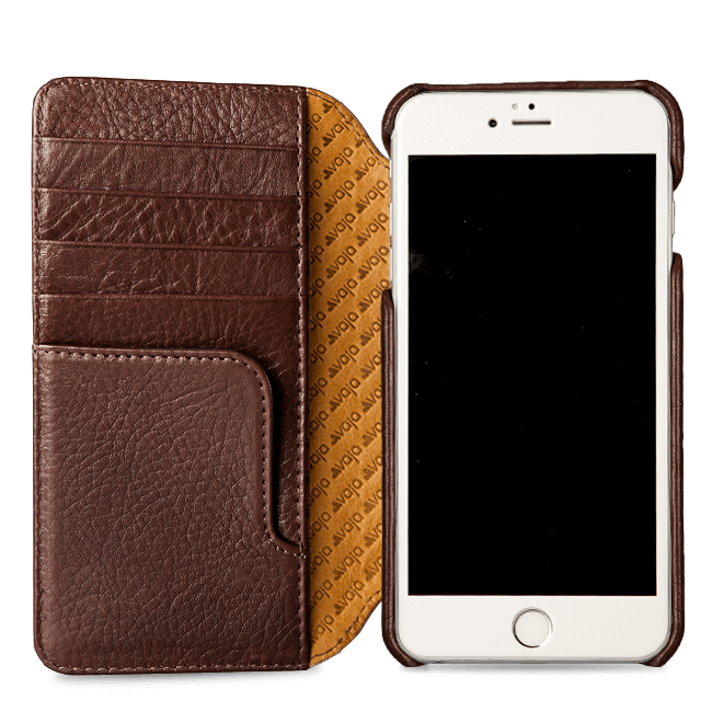 Wallet Agenda - iPhone 7 Plus Wallet Leather Case - Vaja
