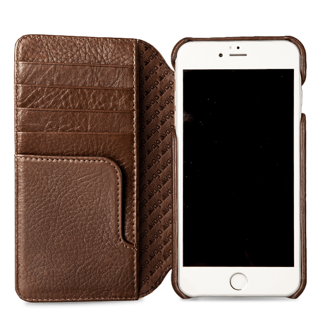 Wallet Agenda - iPhone 7 Plus Wallet Leather Case - Vaja