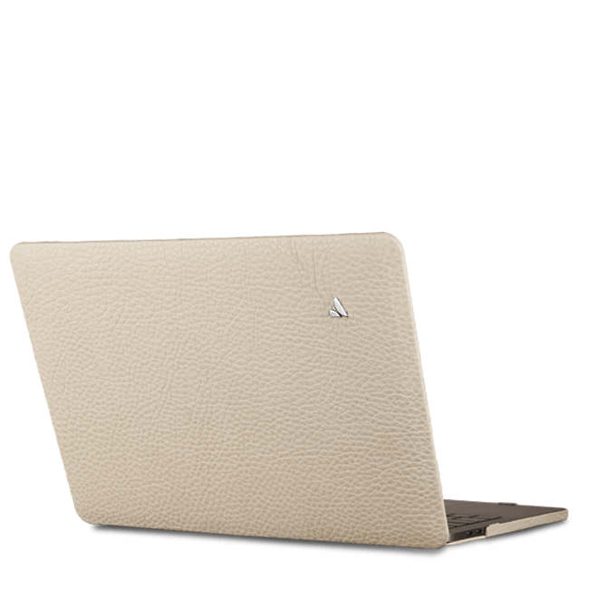 Macbook Pro 15" Touch Bar Suit Leather case - Latte