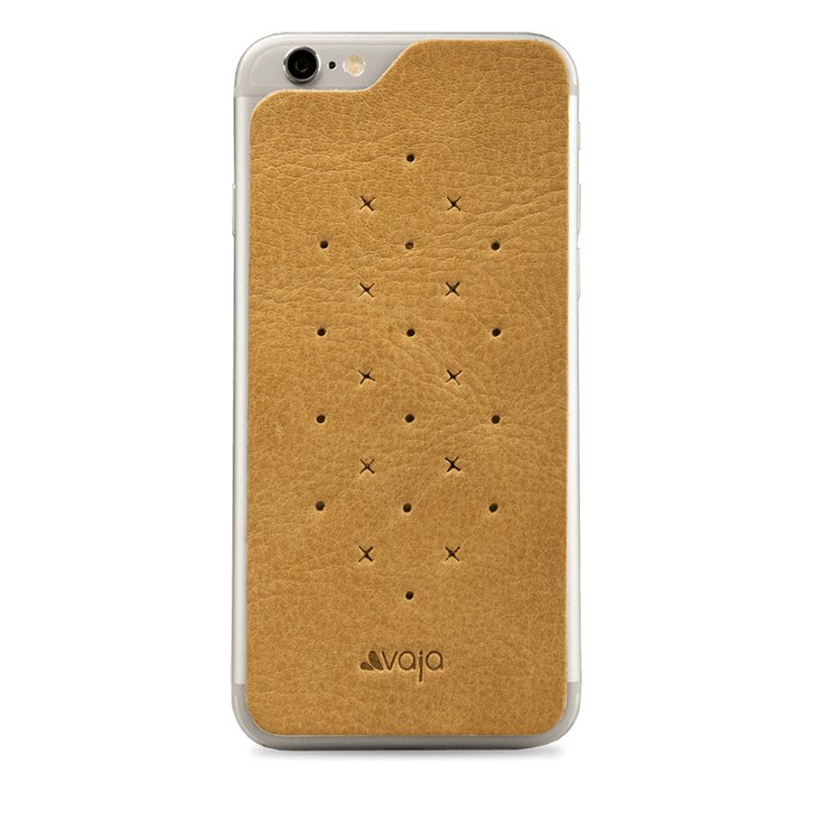 Leather Back - Premium Leather Back for iPhone 6 Plus/6s Plus - Vaja