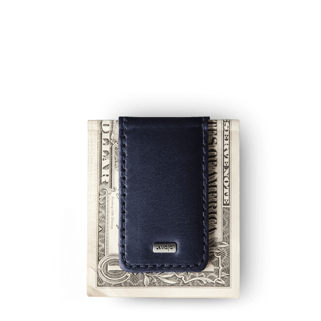 front pocket wallet with money clip