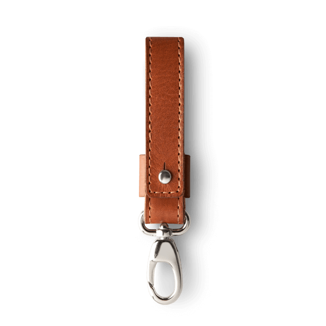 Premium Leather Loop Key Ring - Vaja