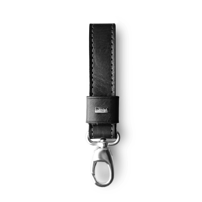 Premium Leather Loop Key Ring - Vaja