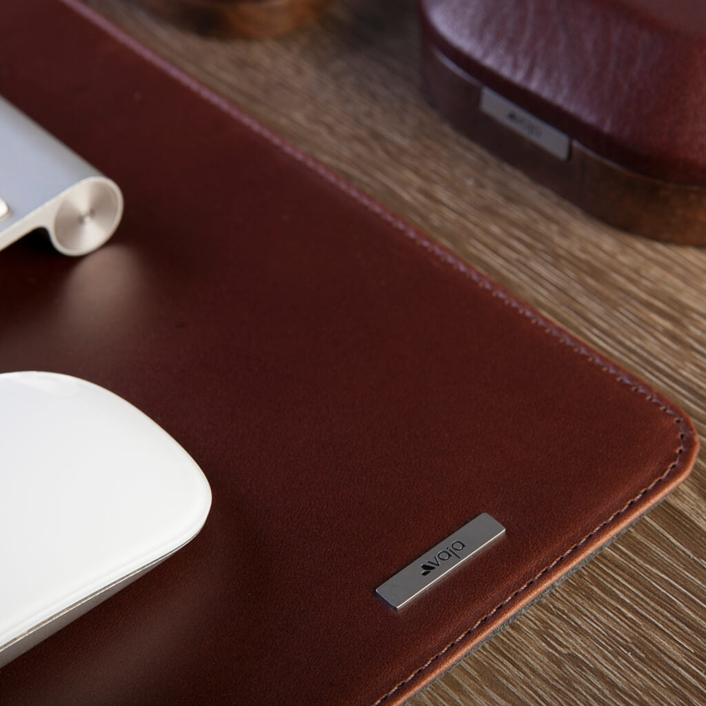 Personalized Leather Desk Mat Laptop Mat for Husband Mouse Pad