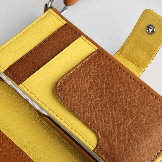 Lola XO - iPhone 6/6s leather Wallet with detachable case - Vaja