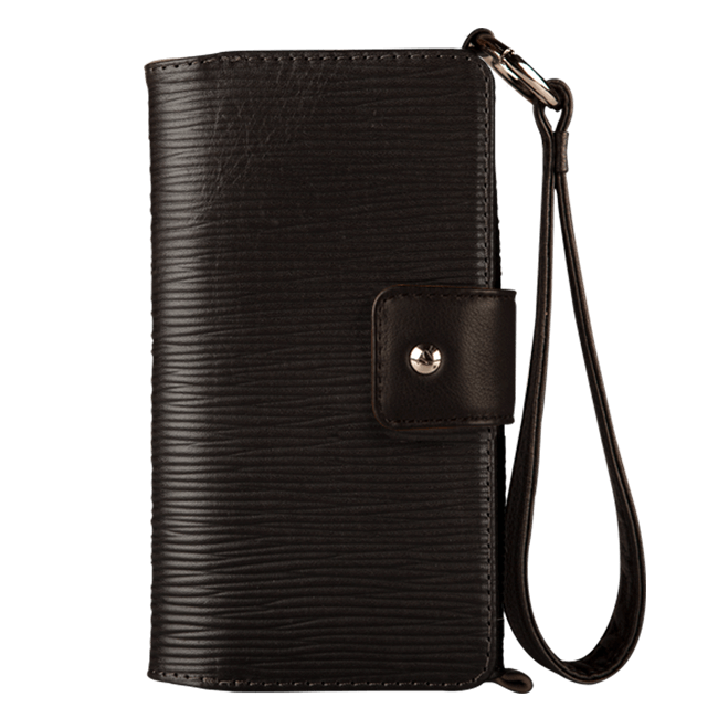 Authentic Louis Vuitton Epi Leather Folio Iphone X Case Black
