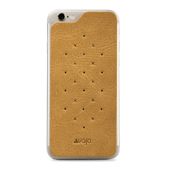 Leather Back - Premium Leather Back for iPhone 6 Plus/6s Plus - Vaja