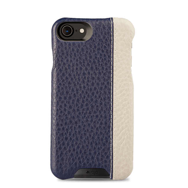 Grip LP - iPhone 7 Leather case - Floater Crown Blue and floater Latte