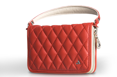Lucy Clutch Matelassé - Premium Leather Smartphone Clutch - Vaja