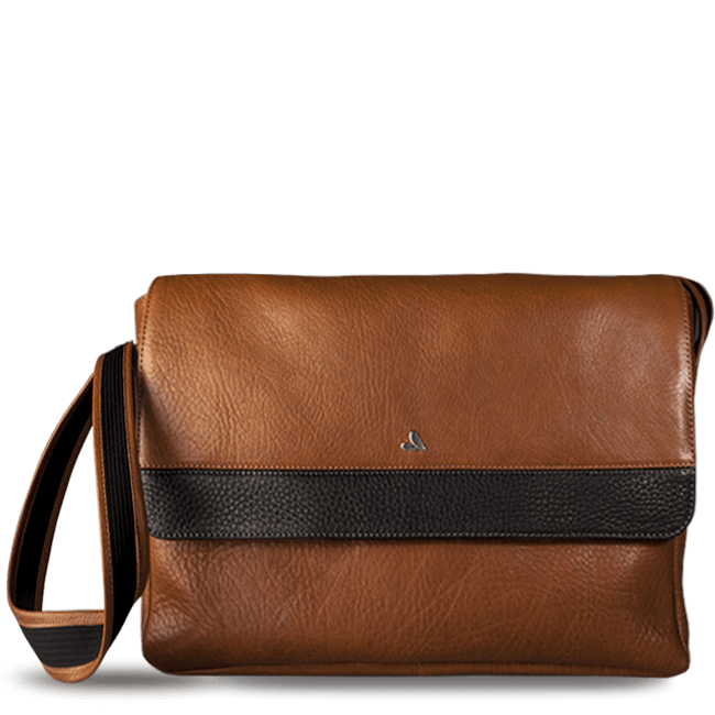 Messenger Leather Bag for Macbook 13&quot; &amp; 14&quot; - Vaja