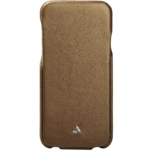 iPhone 6/6s Plus - Vintage Metallic Top Leather Case - Old Gold