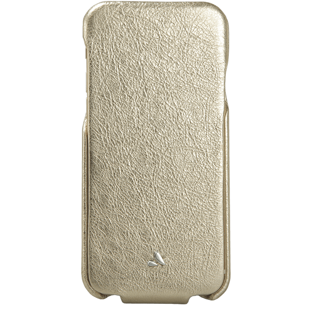 iPhone 6/6s Plus - Vintage Metallic Top Leather Case - Gold