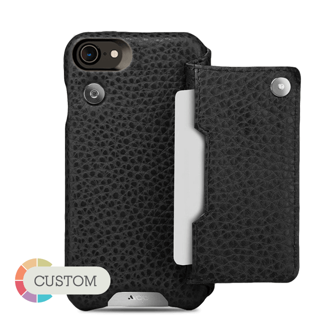 Customizable Niko Wallet iPhone 7 Leather Case - Vaja
