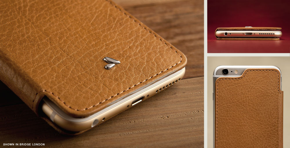 Two Tone iPhone 6 Plus/6s Plus Leather Case - Premium Natural Leather - Vaja