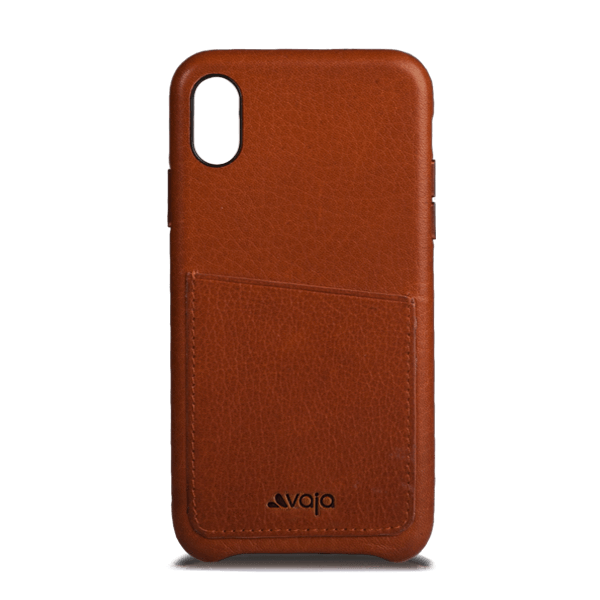Slim Grip ID iPhone X Leather Case - Vaja