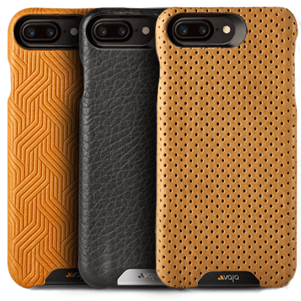 Grip - iPhone 7 Plus backshell leather case - Vaja
