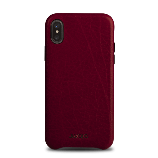 Slim Grip iPhone X Leather Case - Vaja