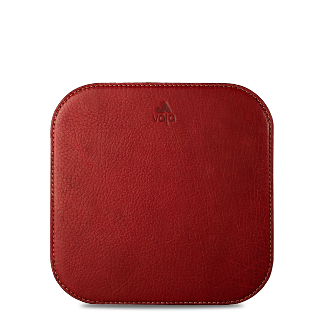 Leather Square Mouse Pad - Bridge Chili