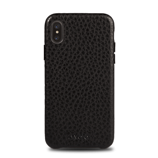 Slim Grip iPhone X Leather Case - Floater Black