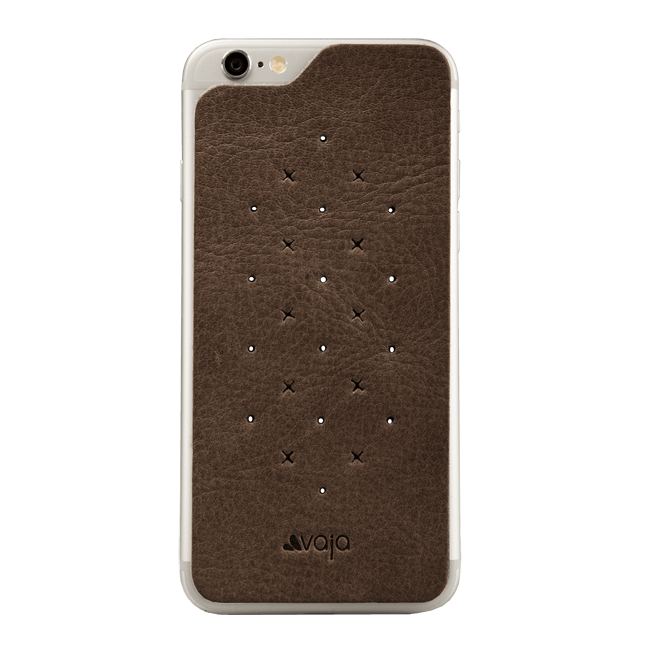 Leather Back - Premium Leather Back for iPhone 6 Plus/6s Plus - Vaja