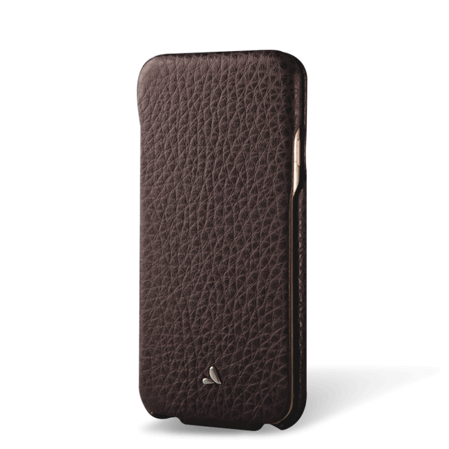Flip Top iPhone SE premium leather case with magnetic clamshell closure Flip Top iPhone SE premium leather case with magnetic clamshell closure
