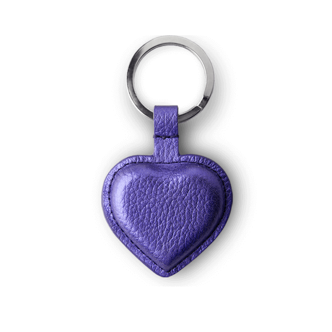 Bella Key Ring - Premium Leather Key Ring - Amparo Blue