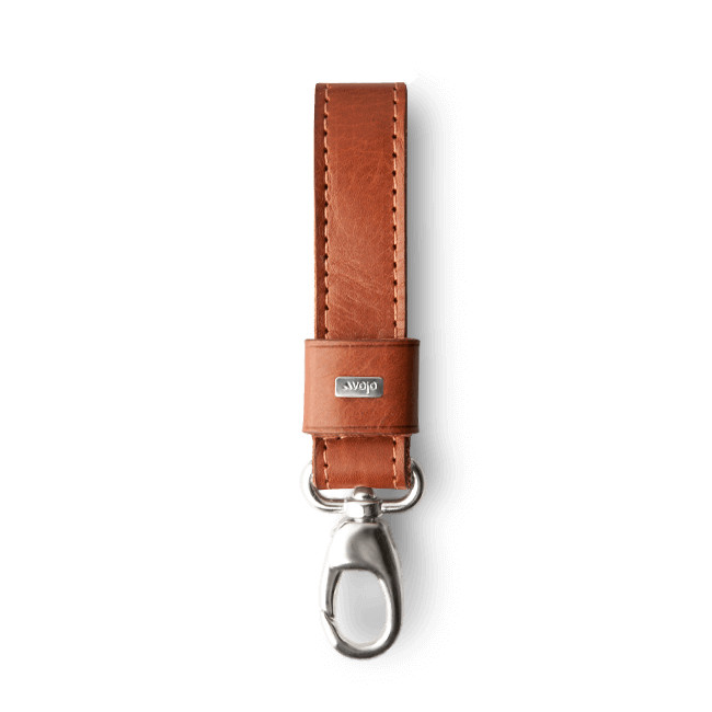 Premium Leather Loop Key Ring - Vaja