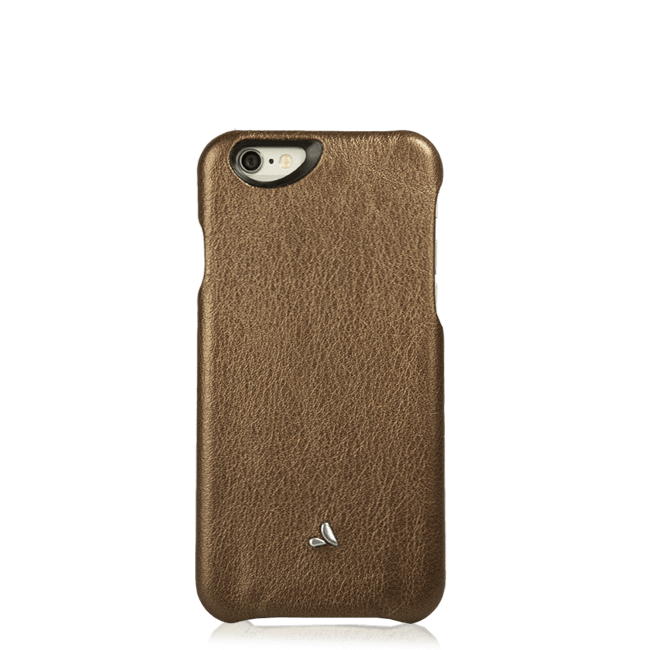 Vintage Metallic Leather Grip - iPhone 6/6s Case - Vaja