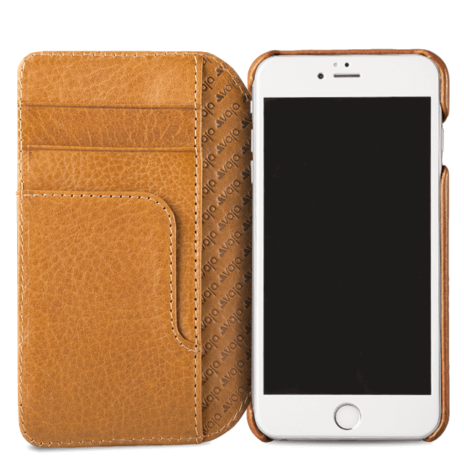 iPhone SE Wallet leather case Vaja - Main Image